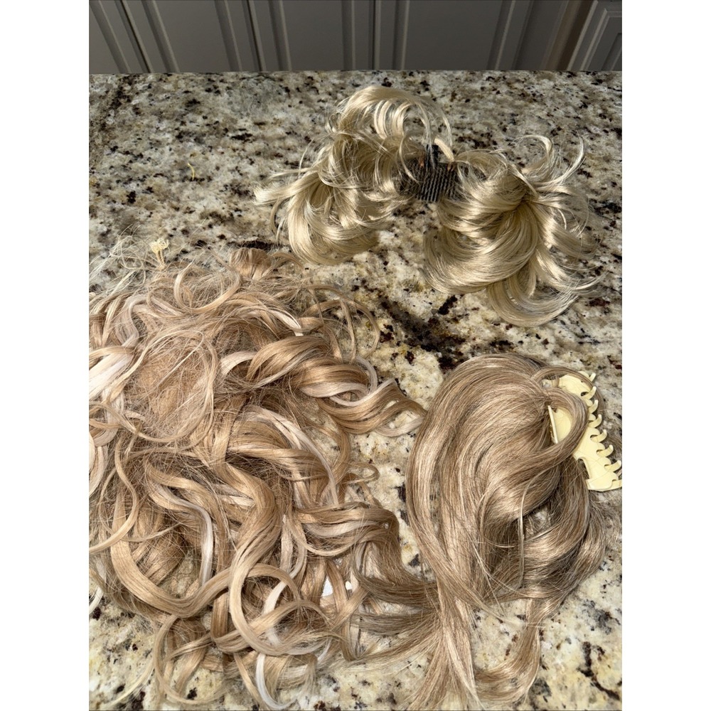 Hair Pieces 3. Never worn they‎ were just too big for my head only tried on 4424